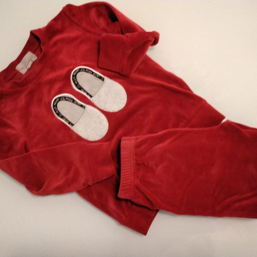 Miss mini red slipper pajamas size 4